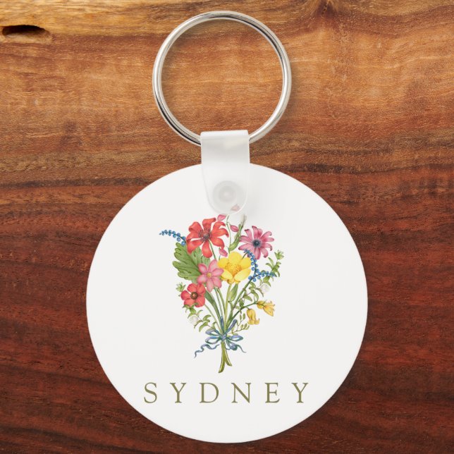 Wildflower Keychain (Front)