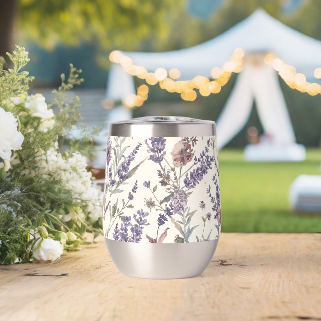 Wildflower Lavender Boho Botanical Floral (Wedding (Rotated))