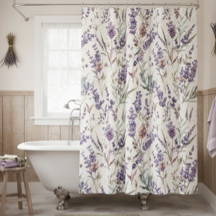 Wildflower Lavender Boho Botanical Floral Pattern