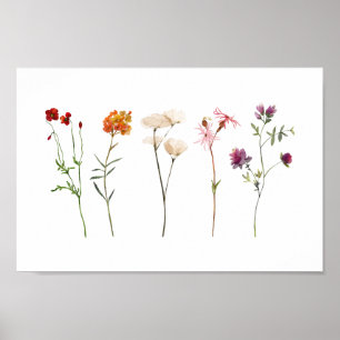 Wildflower Lesbian Pride Wall Art