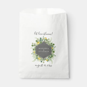 Wildflower Let Love Bloom Wedding Flower Seeds Favour Bag