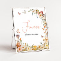 Wildflower Little Butterfly Baby Shower Favours