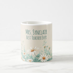 Wildflower Meadow Best Teacher Ever Appreciation Coffee Mug