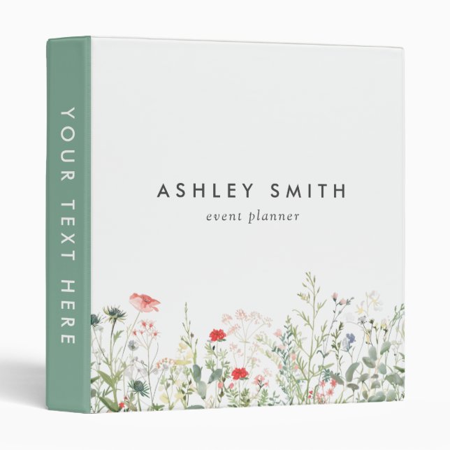 Wildflower Meadow Binder (Front/Spine)