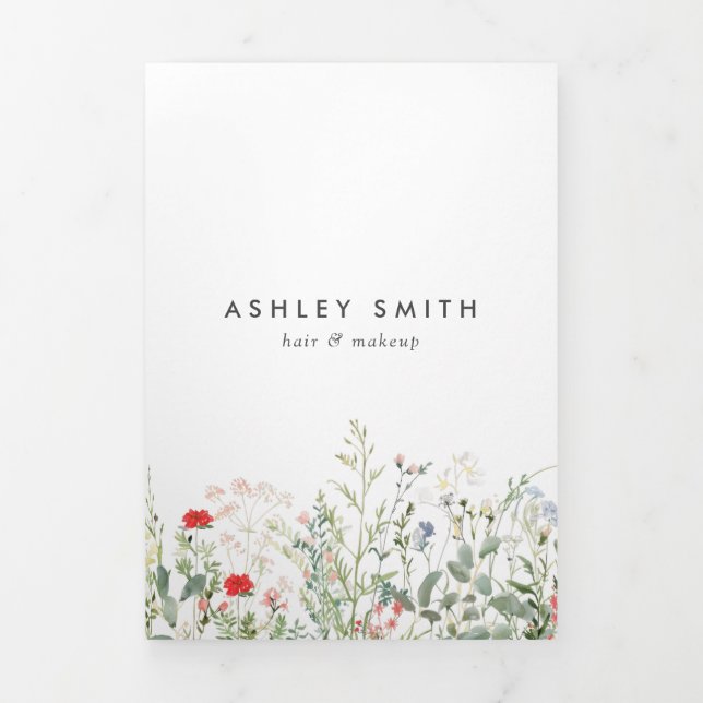Wildflower Meadow Brochure Tri-Fold Programme (Cover)