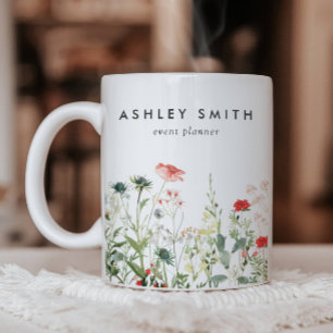 Wildflower Meadow Business Coffee Mug