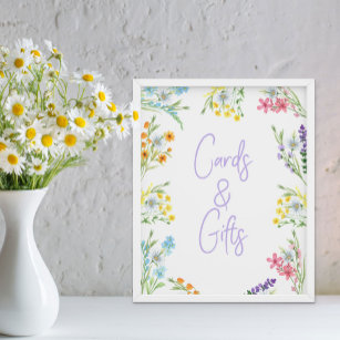 Wildflower Meadow Cards and Gifts Poster