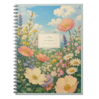 Wildflower Meadow Cottage Notebook