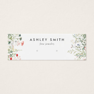 Wildflower Meadow Earring Display Card