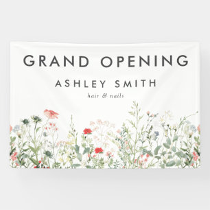 Wildflower Meadow Grand Opening Banner
