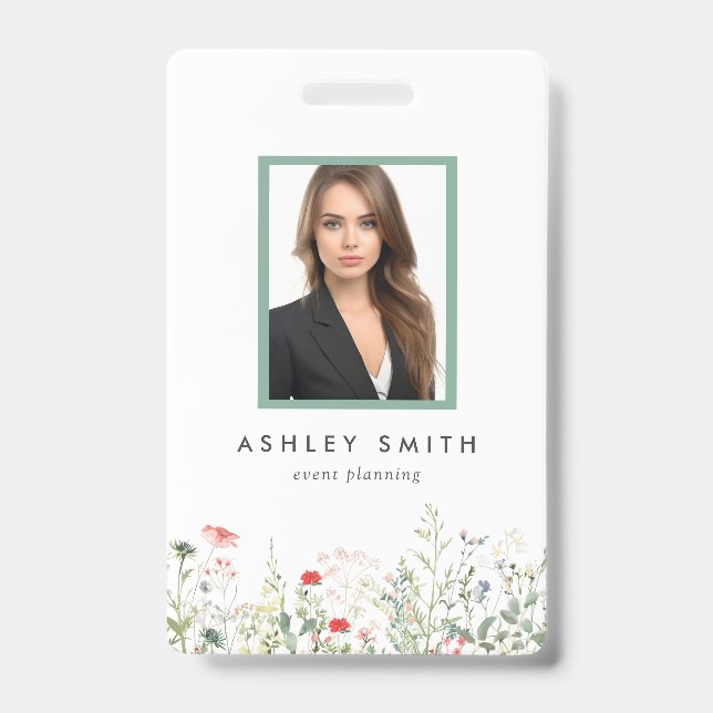 Wildflower Meadow ID Badge (Front)
