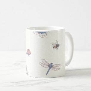 Wildflower Meadow Pattern Botanical Garden Floral Coffee Mug