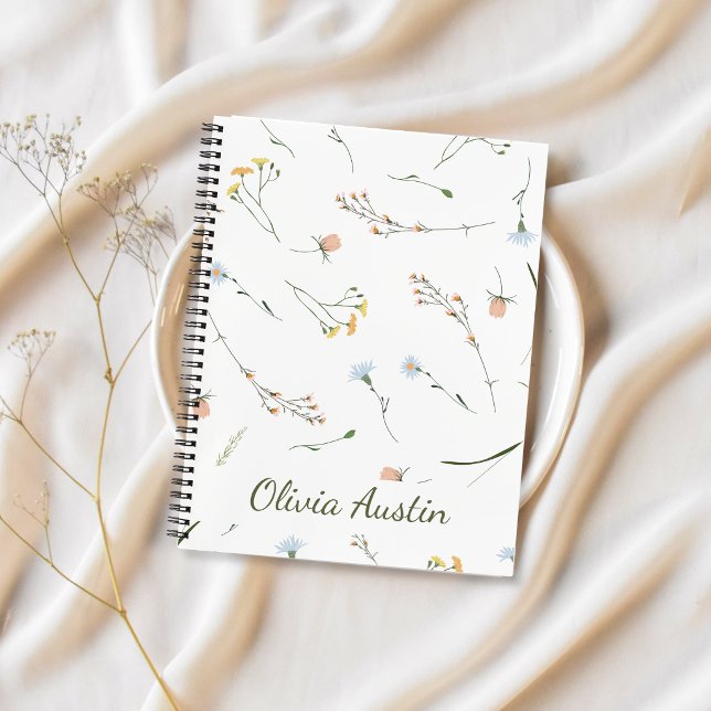 Wildflower Meadow Personalized  Notebook (Creator Uploaded)