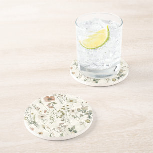 Wildflower Meadow Sandstone Coaster