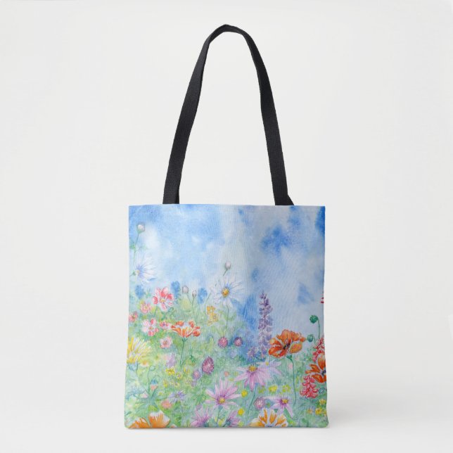 Wildflower Meadow Tote Bag (Front)