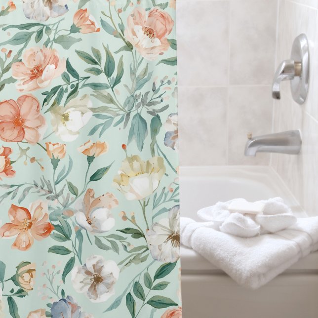 Wildflower Meadow Watercolor Blue Floral Pattern (Creator Uploaded)