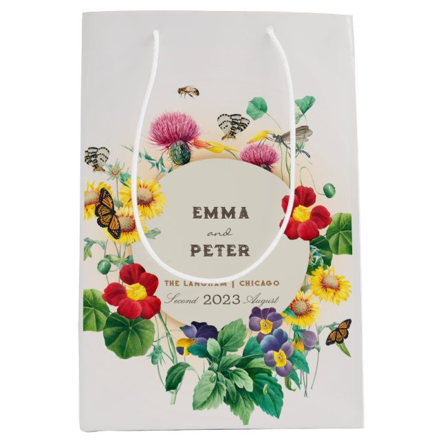 Wildflower Medium Gift Bag (Front)