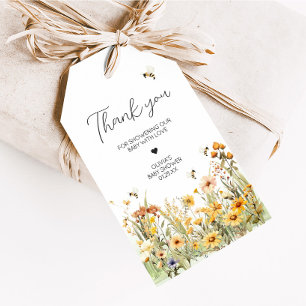 Wildflower Mommy to Bee Baby Shower Favour Tags