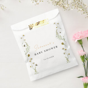 Wildflower Mommy To Bee Gender Neutral Baby Shower Favour Bag