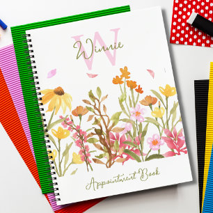 Wildflower Monogram Notebook