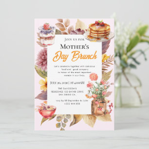 wildflower Mother's Day Brunch Invitations