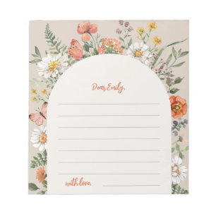 Wildflower Notecards   Notepad