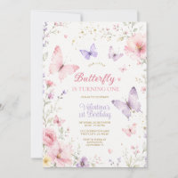 Wildflower Our Little Butterfly Is Turning One
