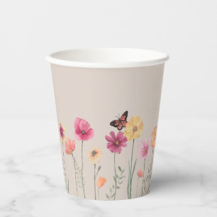 Wildflower Party Paper Cups