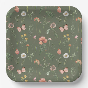 Wildflower Party Paper Plates