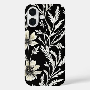 wildflower pattern iPhone 16 case