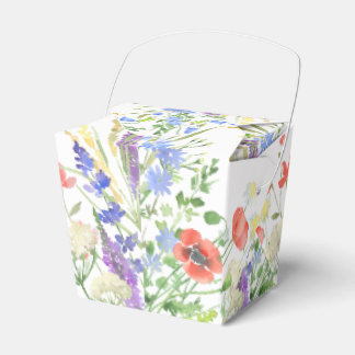 Wildflower Pattern Favor Box
