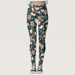 Wildflower Pattern Leggings