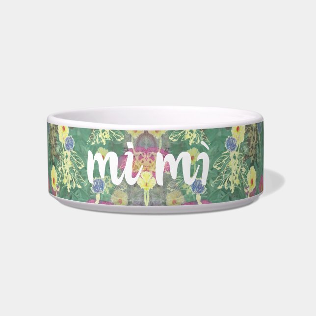 Wildflower Pet Bowl (Front)