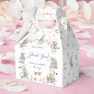 Wildflower Peter the Rabbit Baby Shower Favor Box