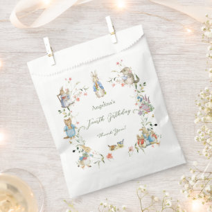 Wildflower Peter the Rabbit Birthday Favour Bag