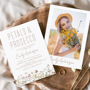 Wildflower Photo Petals & Prosecco Bridal Shower