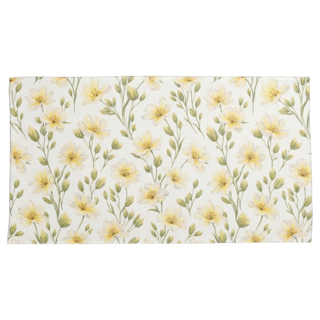 Wildflower Pillowcases – King (Set of 2) (Front-Right)