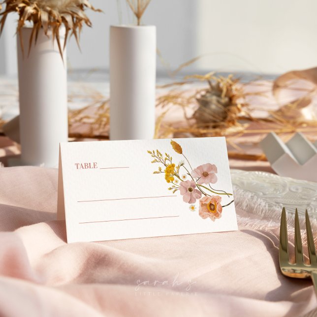 Wildflower Place Cards, Floral Place Cards (Creator Uploaded)