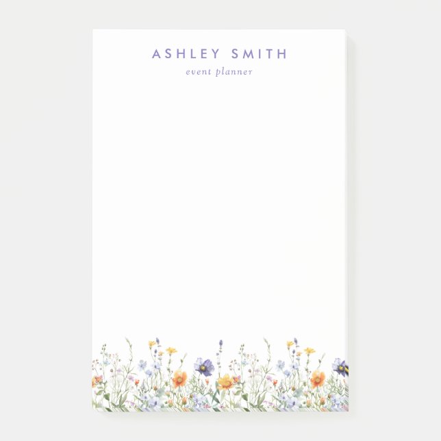 Wildflower Post-it Notes (Front)