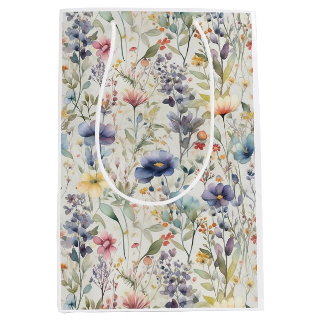 Wildflower Print Gift Bag (Front)