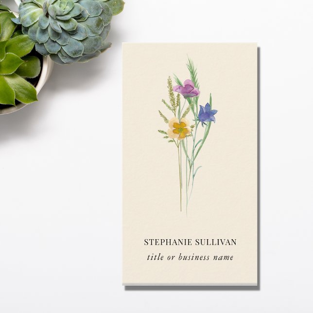 Wildflower Professional Business Card (Creator Uploaded)