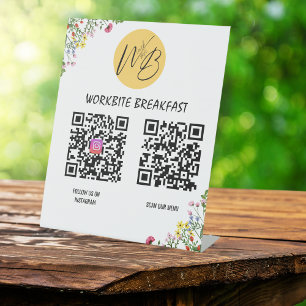 Wildflower Restaurant Menu, Instagram Qr Code Pedestal Sign