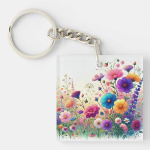 Wildflower Rhapsody Keychain