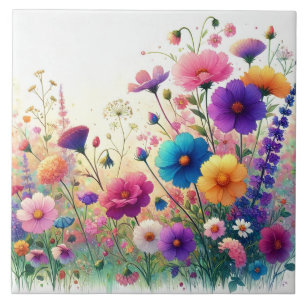 Wildflower Rhapsody Tile
