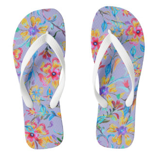 Wildflower Riot 2 Flip Flops