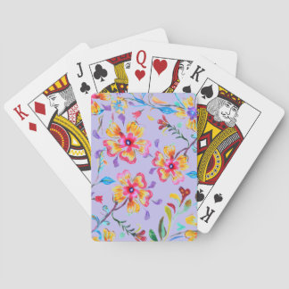 Wildflower Riot Playing Cards