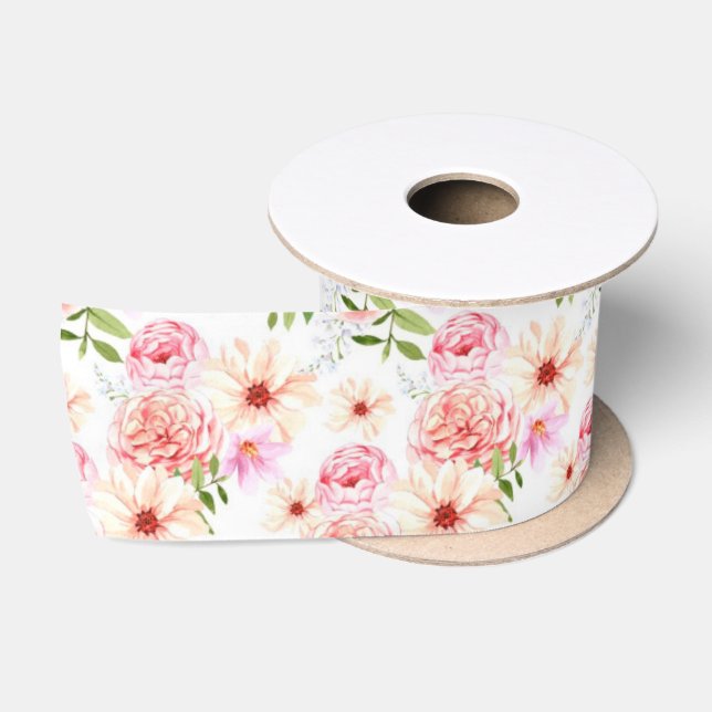  Wildflower Satin Ribbon (Spool)
