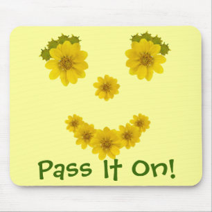Wildflower Smile Photos Personalized Mouse Pad