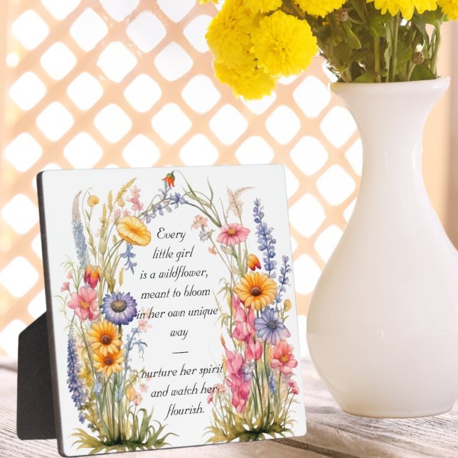 Wildflower Spirit Tabletop Plaque (Creator Uploaded)