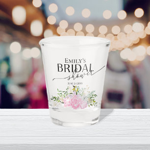 Wildflower Spring Bridal Shower Shot Glass